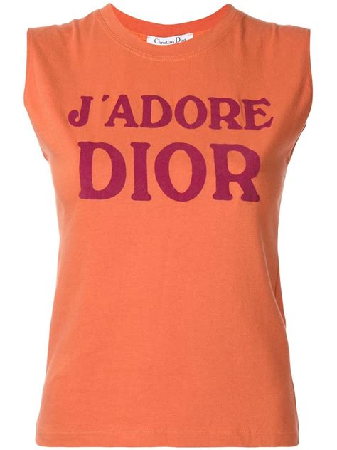 dior vintage tank|pre owned Dior t shirts.